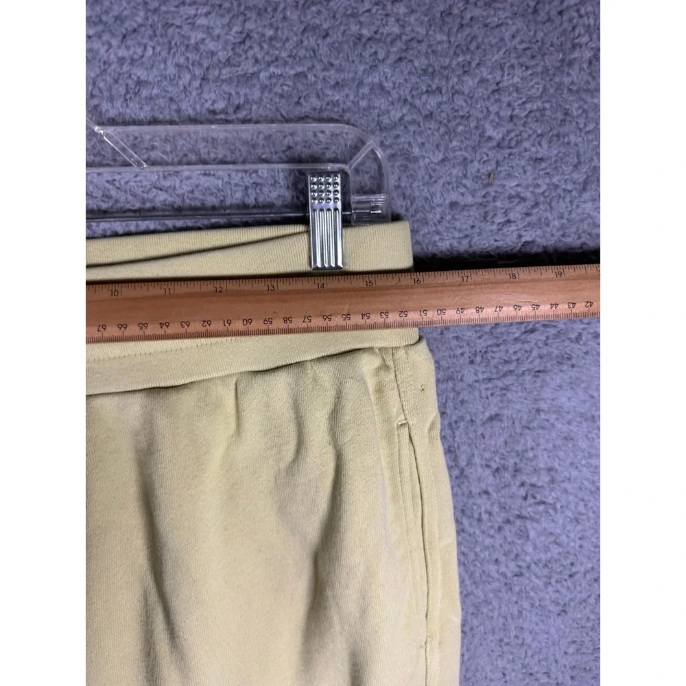 John‎ Elliott Mens Escobar Sweatpants Pale Yellow Cotton Joggers Made in USA
